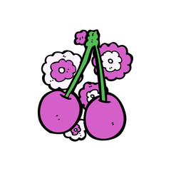 cartoon cherries