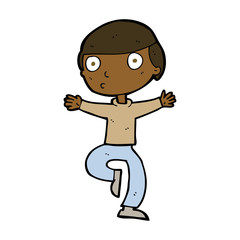 cartoon startled man