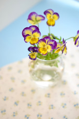 パンジーの花あしらい