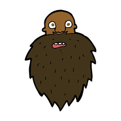 cartoon bearded man