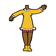 cartoon female body (add photos or mix and match cartoons)