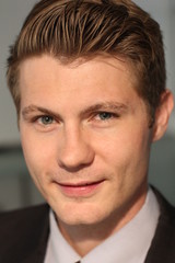 Obraz premium Portrait of a young male smiling