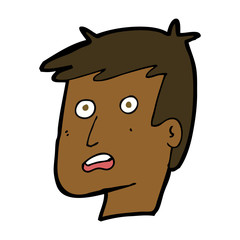 cartoon unhappy face
