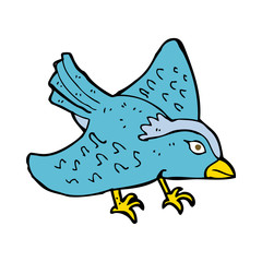 cartoon garden bird