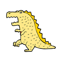 Naklejka premium cartoon dinosaur