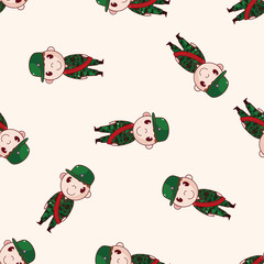 people theme soldier , cartoon sticker icon