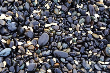 Colorful pebbles