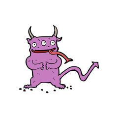cartoon little demon