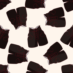 hockey equipment , cartoon sticker icon