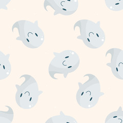 ghost , cartoon sticker icon