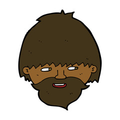 cartoon bearded man