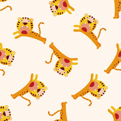 animal tiger cartoon , cartoon sticker icon