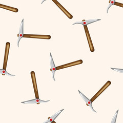 climbing equipment , cartoon sticker icon