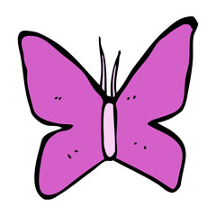 cartoon butterfly symbol