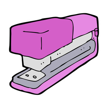 recommend clip art: cartoon office stapler