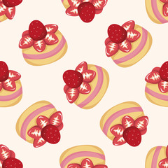 decorating cake , cartoon sticker icon