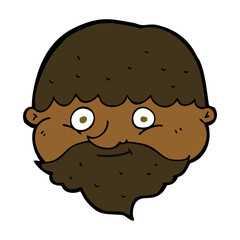 cartoon bearded man