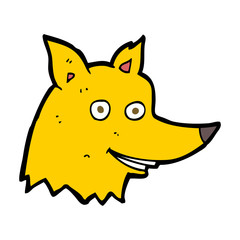 cartoon fox head