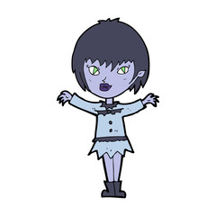 cartoon vampire girl