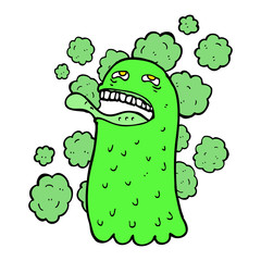 cartoon funny ghost