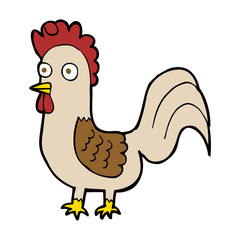 cartoon rooster