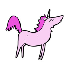 cartoon unicorn