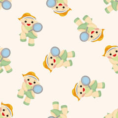 tennis player ,seamless pattern