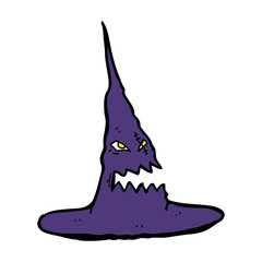 Fototapeta premium cartoon spooky witches hat