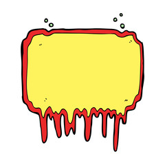 cartoon melting frame