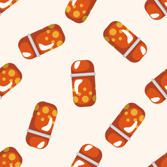 style bottle ,seamless pattern