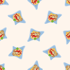 Italian food ,seamless pattern