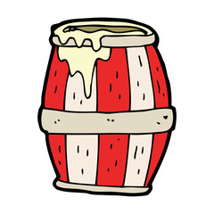 cartoon barrel