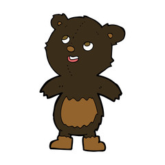 cartoon black bear