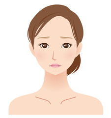 40代女性　美容　表情　顔