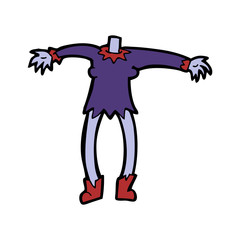 cartoon vampire body (mix and match cartoons or add own photo he