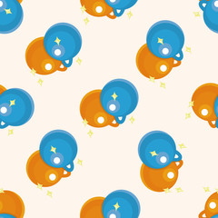 Christmas hanging ,seamless pattern