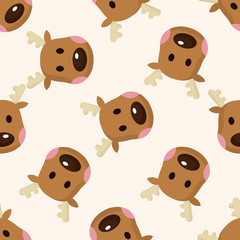 Reindeer ,seamless pattern