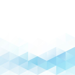 Blue White Mosaic Background, Creative  Business Design Templates
