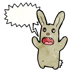 spooky cartoon rabbit