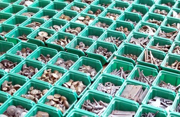 Obraz premium knobs for doors and drawers in vintage style for sale