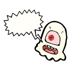 spooky cartoon ghost