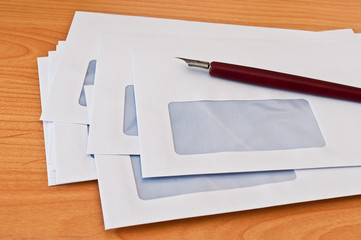 Briefumschläge freigestellt