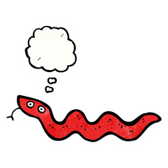 cartoon slithering snake