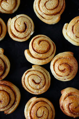 flavorful and hot cinnamon rolls
