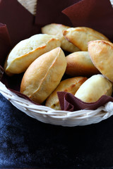 hot pies in the basket