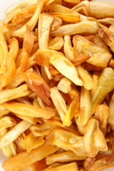 Background of Jack fruit chips,