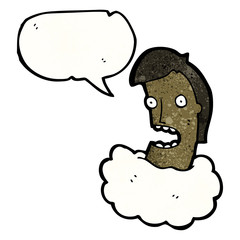 head in the clouds cartoon