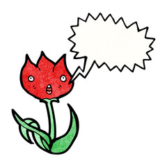 shocked tulip cartoon