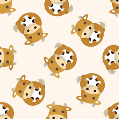 animal rattle cartoon ,seamless pattern