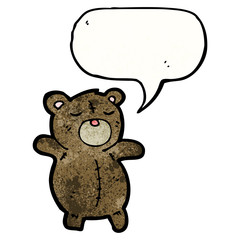 cute teddy bear cartoon